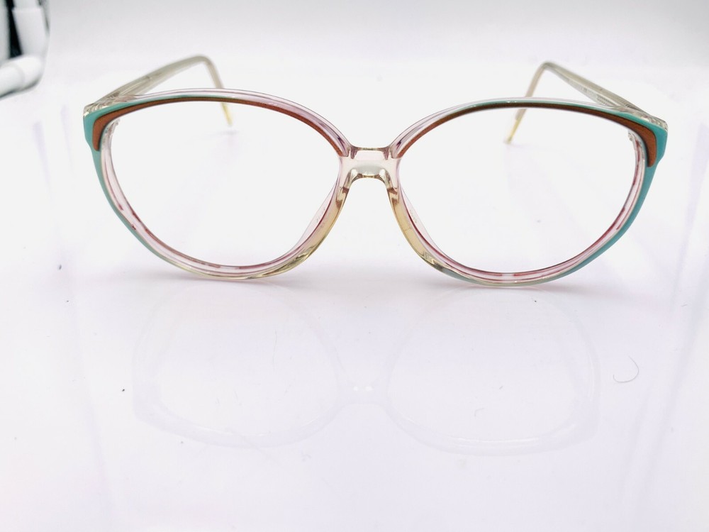Vintage Rodenstock Nanette Blue Brown Oval Sunglasses FRAMES ONLY