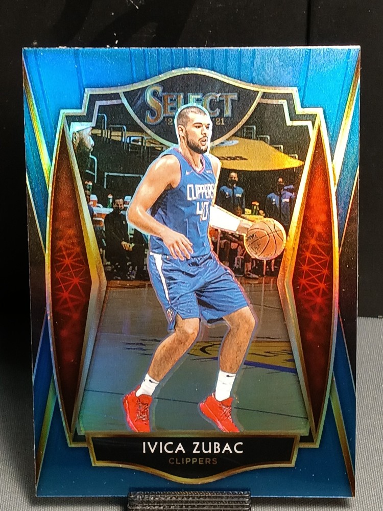 2020-21 Select Blue Prizm #112 Ivica Zubac LA Clippers Card