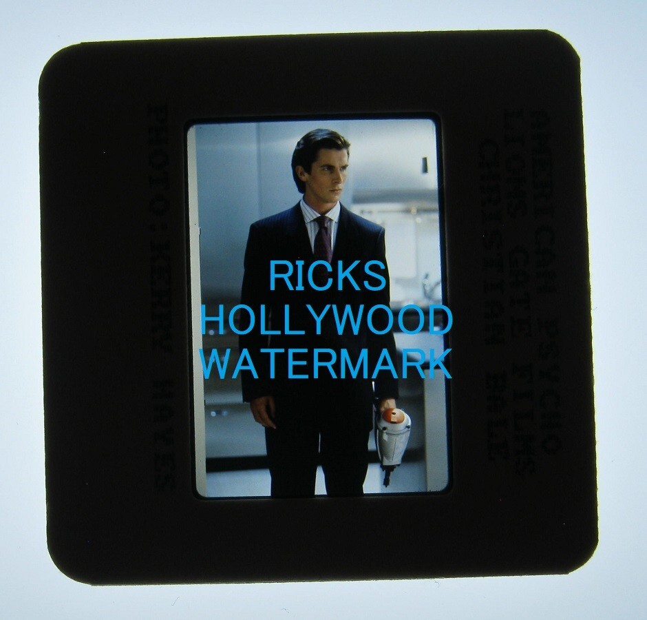 Original AMERICAN PSYCHO 35mm Studio Production Slide #9 CHRISTIAN BALE