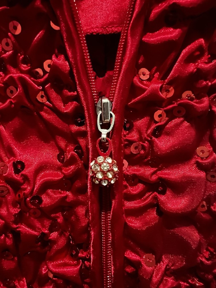 MSK NWT Red Jacket Cinched Cocktail size L