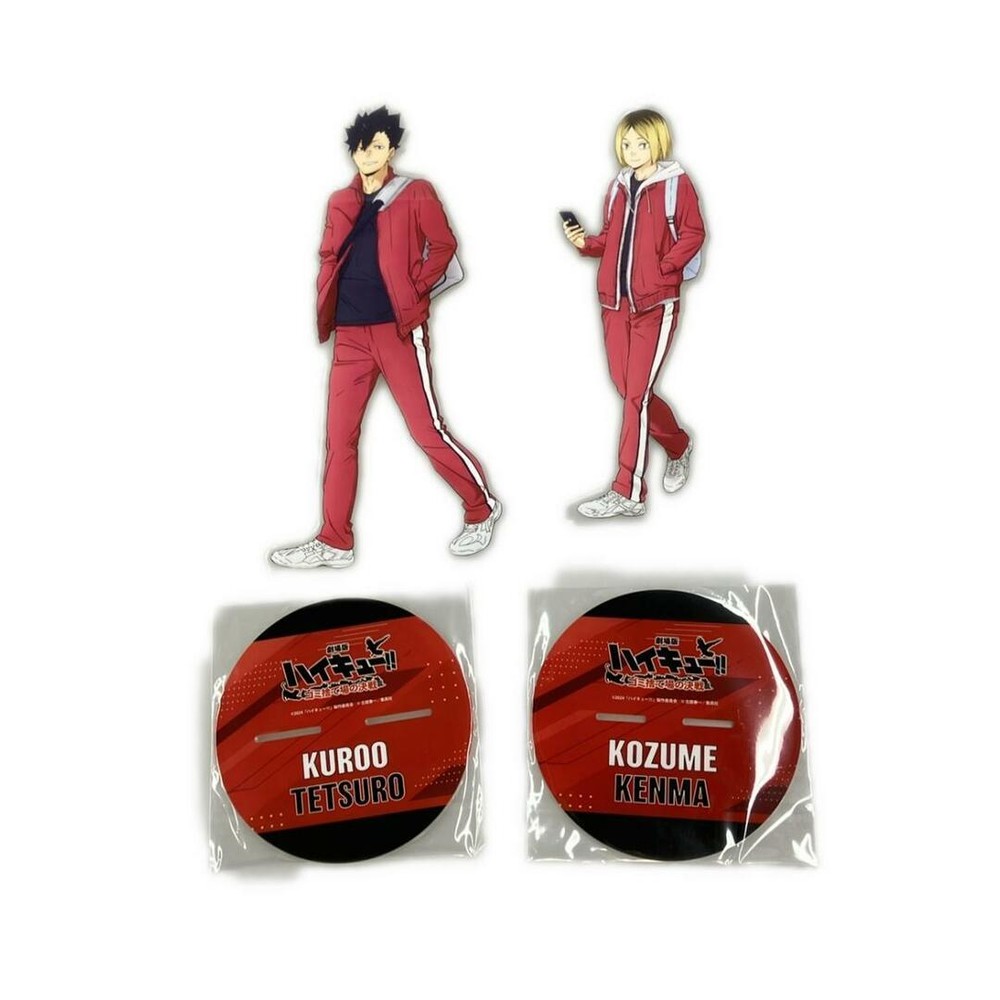 Acrylic stand set of 2 sold in bulk: Haikyu the Movie ‼ ︎ Battle at Garbage d22