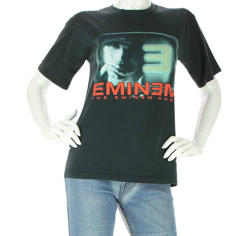 Vintage The Eminem Show Slim Shady Hip Hop Rap Concert Y2K Tee T Shirt S