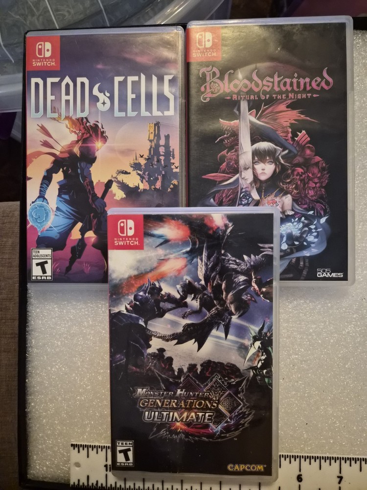 Lot of 3 Nintendo Switch Games -untested