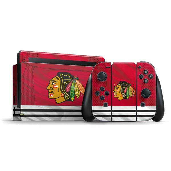 NHL Chicago Blackhawks Nintendo Switch Bundle Skin - Blackhawks Red Stripes