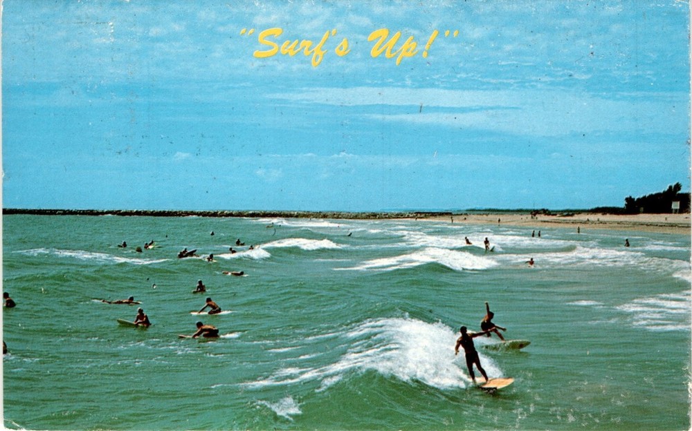 Florida coast, Miami, Florida Natural Color Inc., John Gordash Postcard