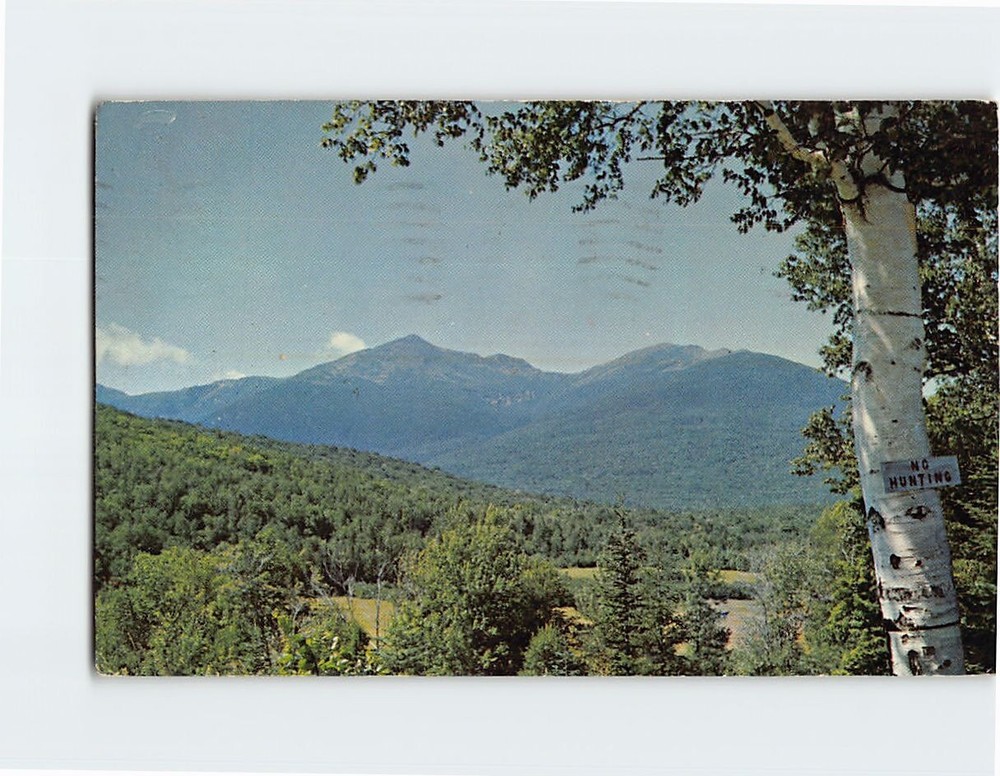 Postcard Mts. Adams And Madison From Pinkham Notch White Mountains NH USA