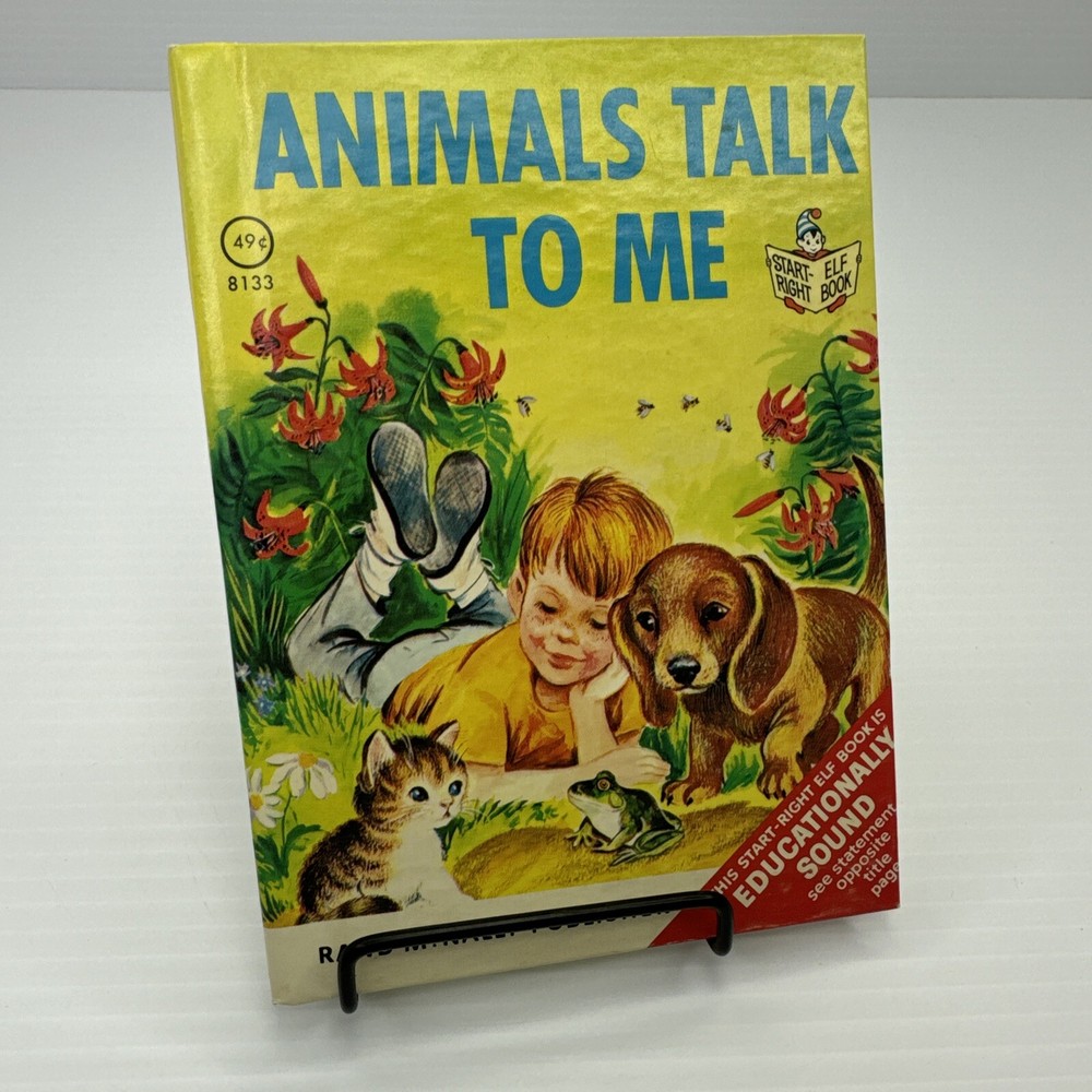 Animals Talk to Me Sue Mason Rand McNally Start-Right Elf Books Irma Robinson