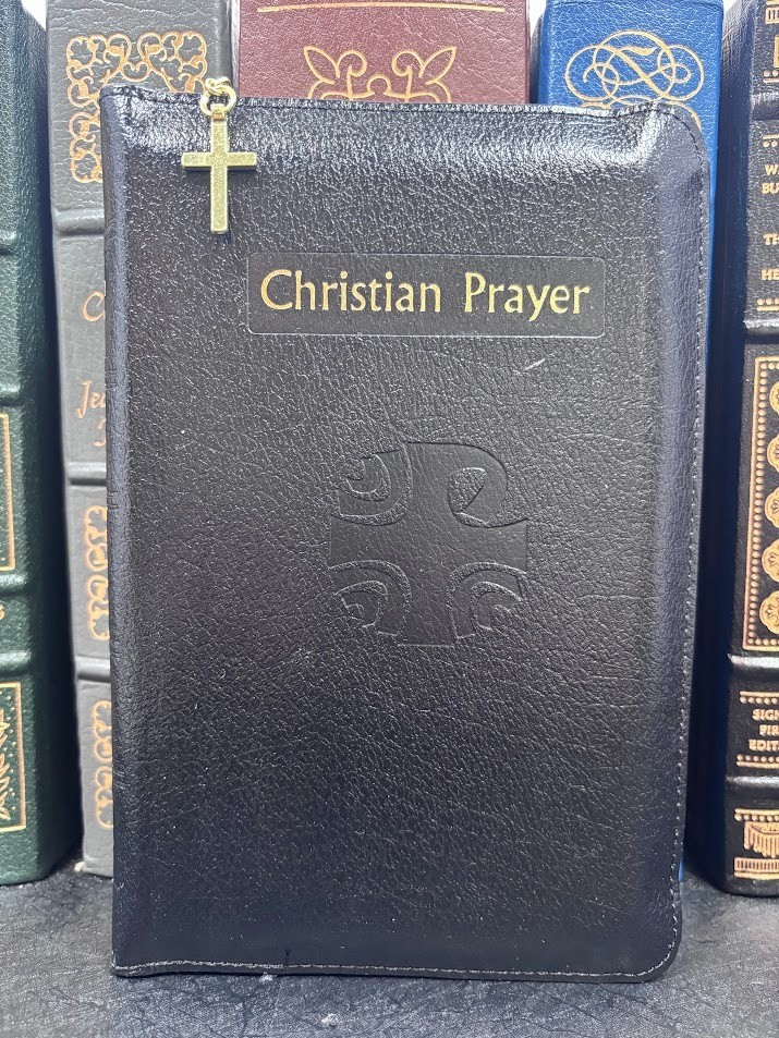 Christian Prayer The Liturgy of the Hours Leather Zip Case 1976 Catholic Book LN