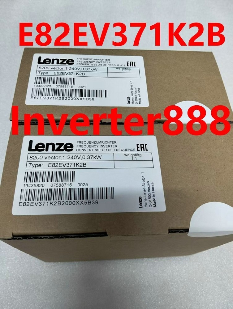 E82EV371K2B Lenze E82EV371K2B 8200 Vector 0.37kW Inverter Drive 230V