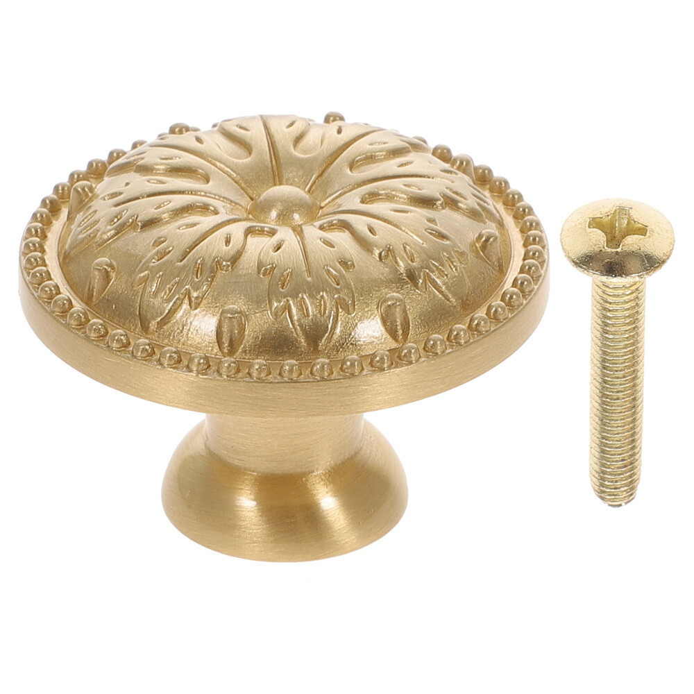 Versatile Round Wardrobe Knob for Cabinets Drawers and Dresser Doors