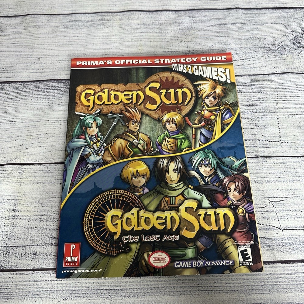 Nintendo Game Boy Prima's Official Strategy Guide Golden Sun & The Lost Age GBA