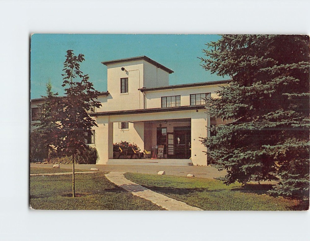Postcard Lost Lake Woods Club Lincoln Michigan USA