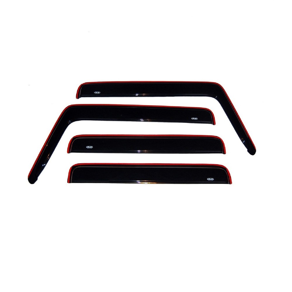 AVS 94329 Set of Smoke In-Channel Ventvisor Window Deflector for 03-09 Hummer H2