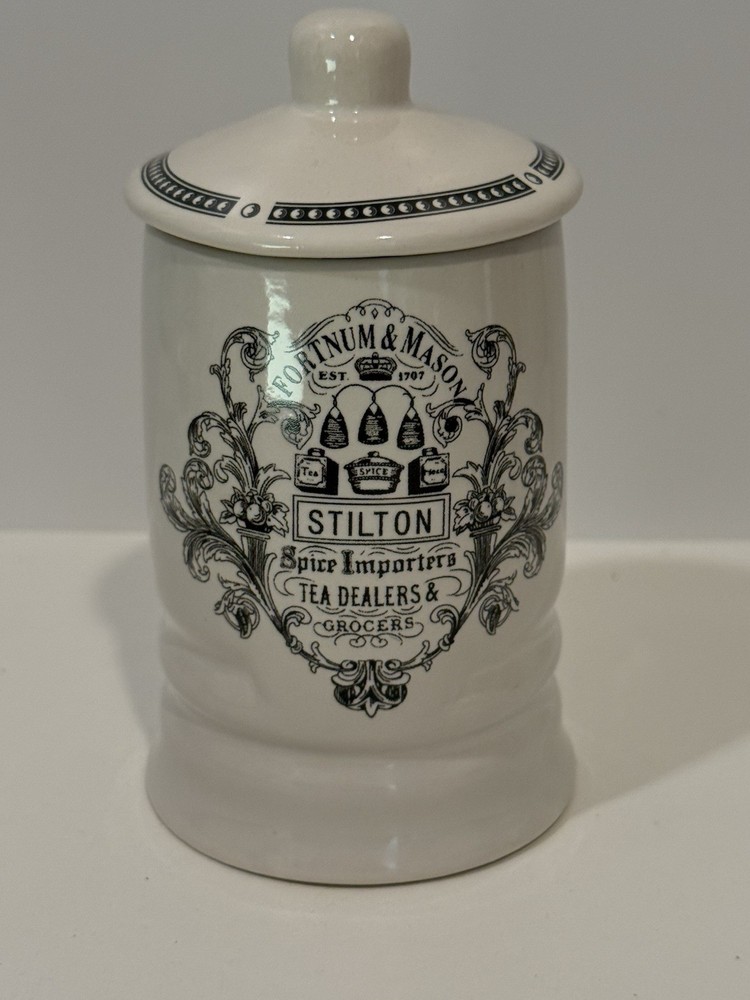 Fortnum Mason Stilton Blue Cheese Crock With Lid in Great Condition