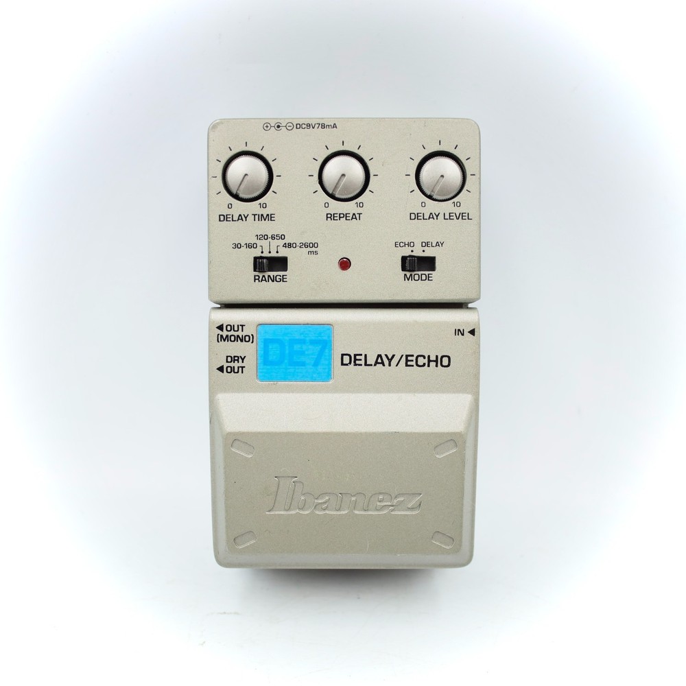 Ibanez DE7 Delay / Echo Power Supply Use Only Tone Lok Effect Pedal 07101476