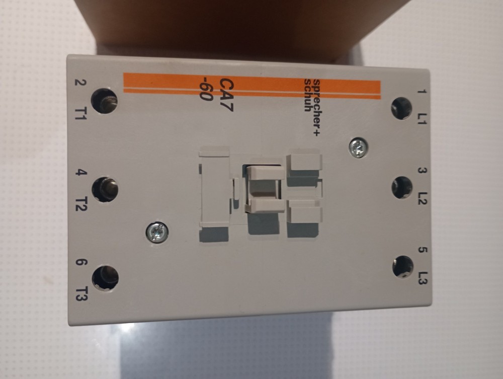 Sprecher+Schuh CA7-60-00 Contactor 110/120VAC Coil, with CA7-PA, NO AUX Contact