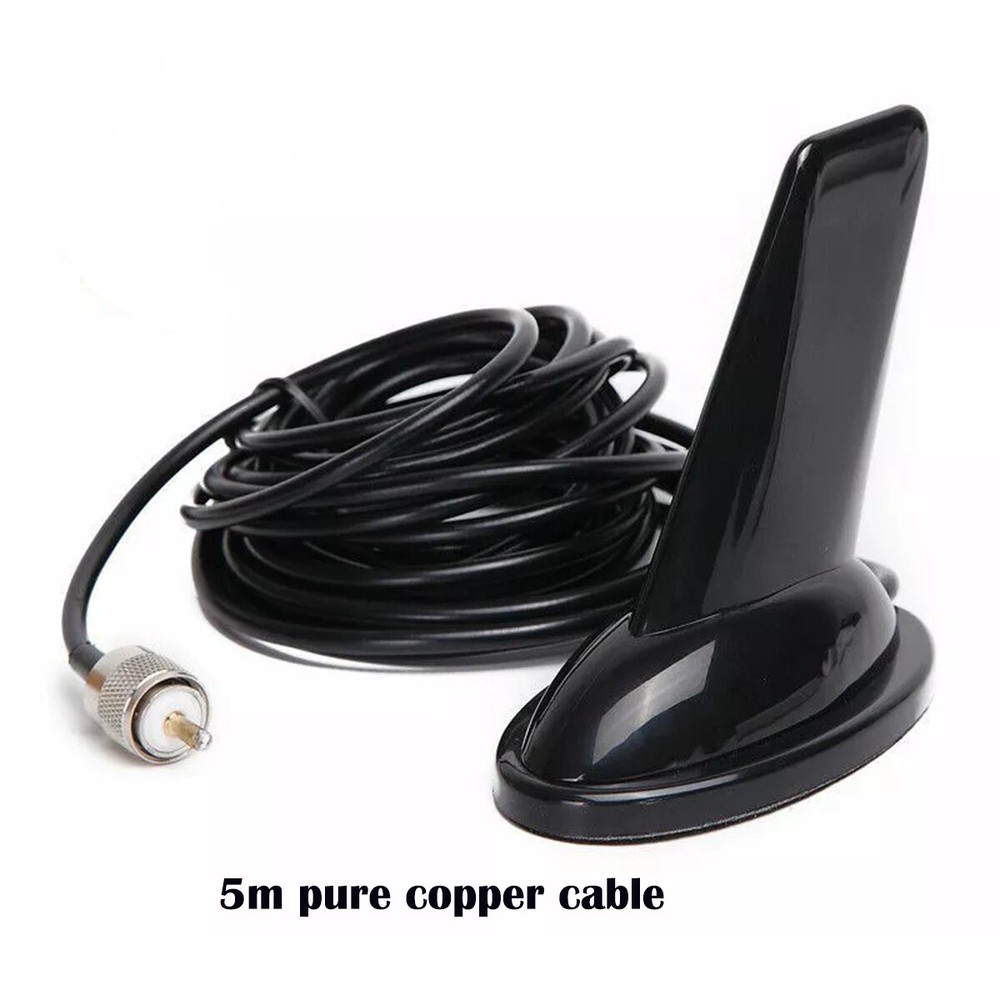 Shark Fin Dual Band VHF UHF Antenna For QYT Kenwood TYT YAESU Car Mobile Radio