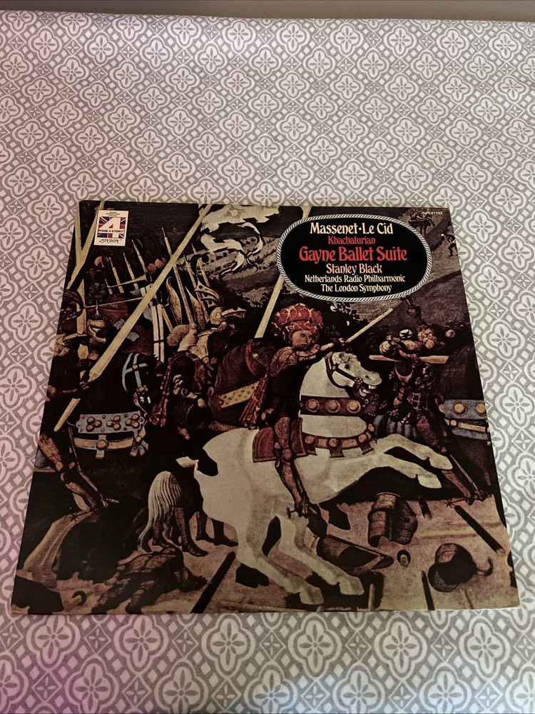 Stanley Black Massenet le Cid Gayne Ballet Suite Vinyl LP Record