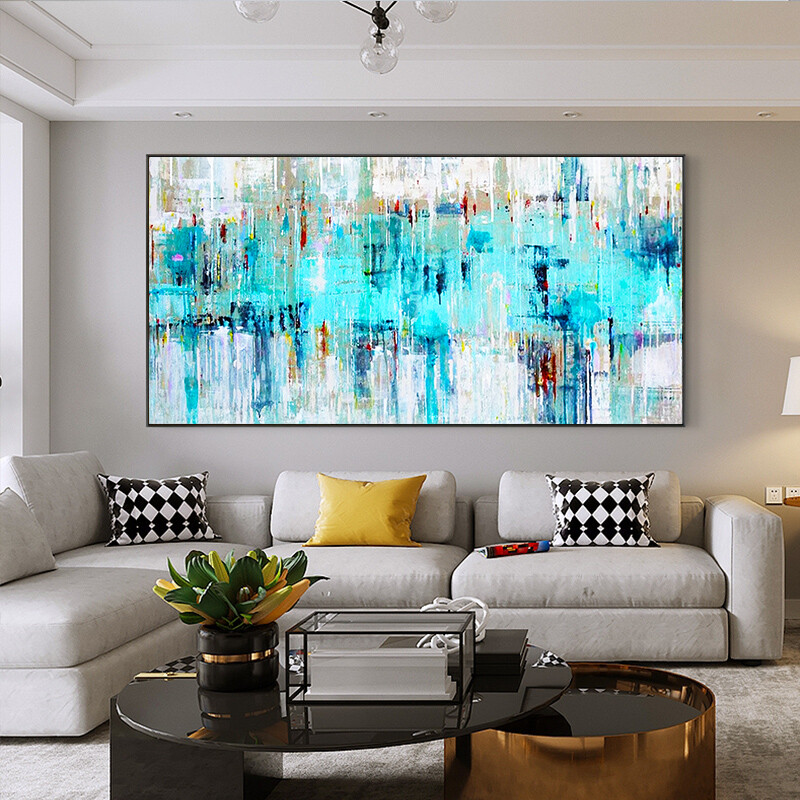 Hand-painted Oil Painting Landscape Decorative Painting Modern Minimalist