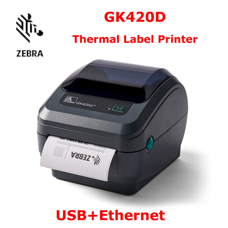 ZEBRA GK420d Direct Thermal Desktop Monochrome Printer with 4-inch Print Width
