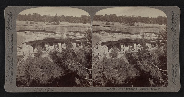 Photo:[Cliff Dwellings of Mesa Verde Ruins]