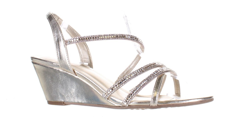 New York Transit Womens Gold Balance Slingback Shoes Size 9.5 7821488