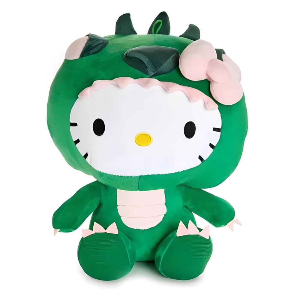 Plush - Hello Kitty and Friends - Green Dinosaur Costume Dress 6