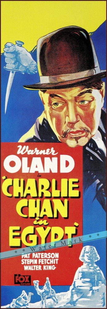 Charlie Chan In Egypt 1935 Crime Drama Vintage Poster Print Retro Style Wall Art