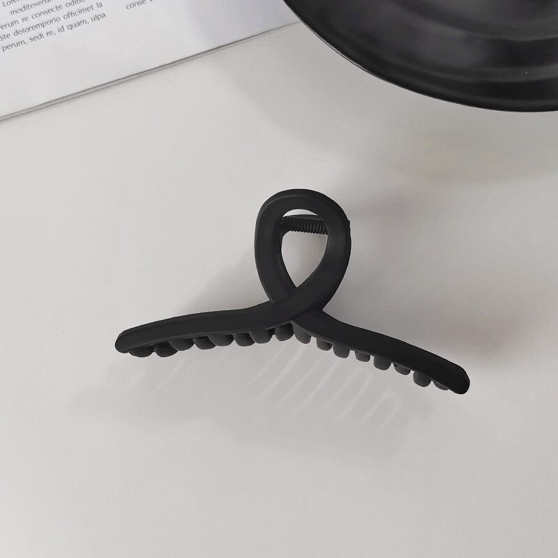 Korean Style Black Large Hair Claws Girls Elegant Fashion Hairpins Barretta5