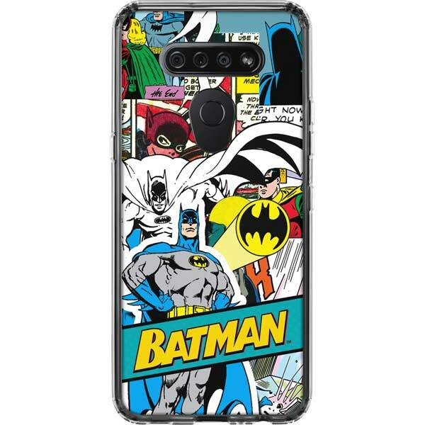 DC Comics Batman LG K51/Q51 Clear Case - Batman Comic Book