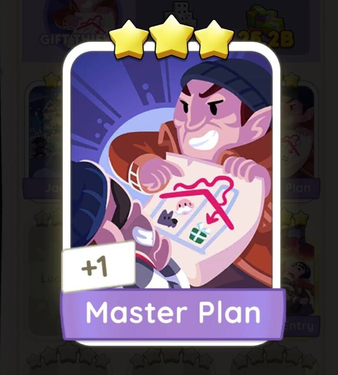 Master Plan - Monopoly Go - Sticker - 3Star⭐️