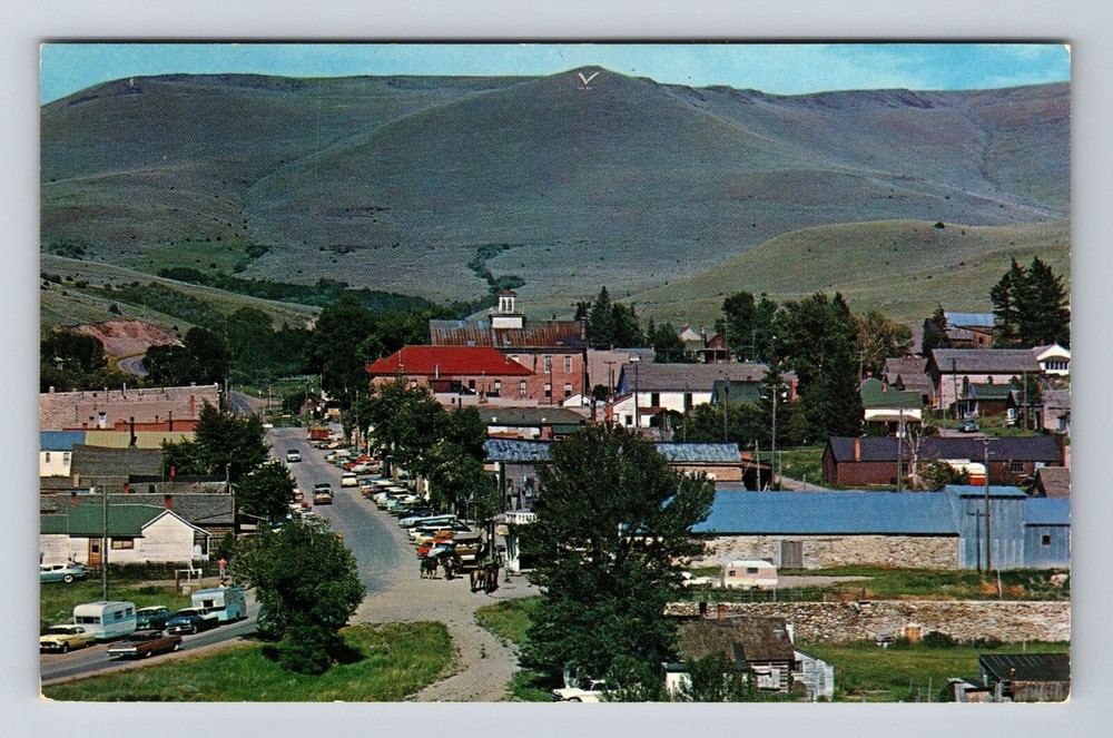 Virginia City MO-Missouri, Scenic Aerial View City, Vintage Postcard