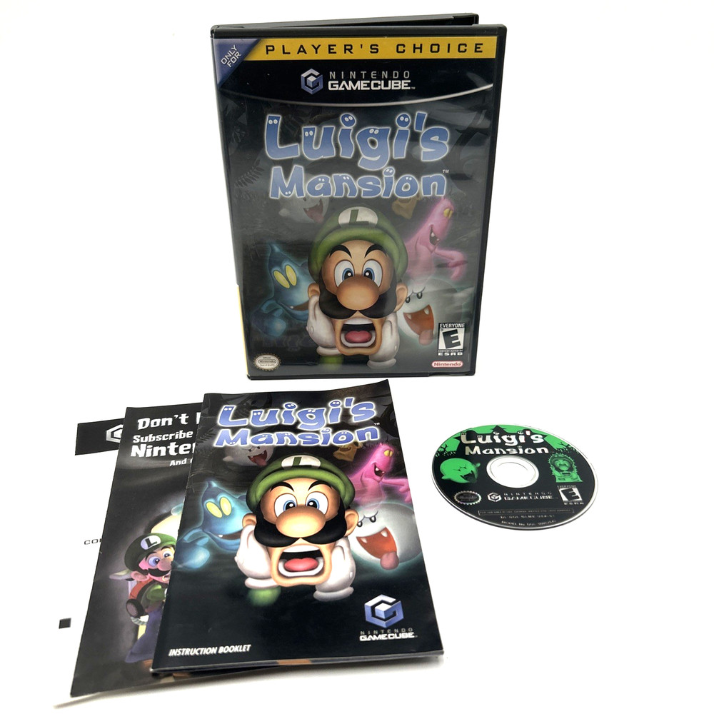 Luigi's Mansion Player's Choice (Nintendo GameCube, 2003) CIB Complete Tested