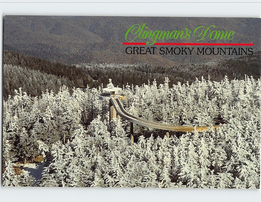 Postcard Clingman's Dome Great Smoky Mountains National Park Tennessee USA