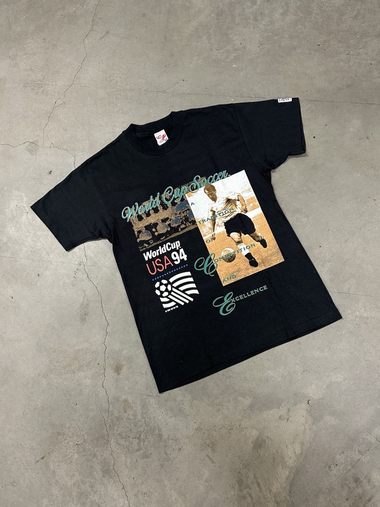 Vintage 1991 USA World Cup 94’ Single Stitch Giant 1FC Tagged Double Graphic Tee
