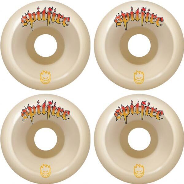 Spitfire Wheels Formula Four Conical Full Venom Script Skate 54mm 99a (Set of 4)