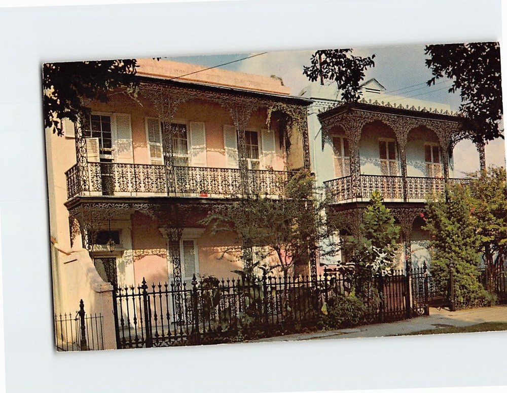 Postcard Lovely Antebellum Homes Vieux Carre New Orleans Louisiana USA