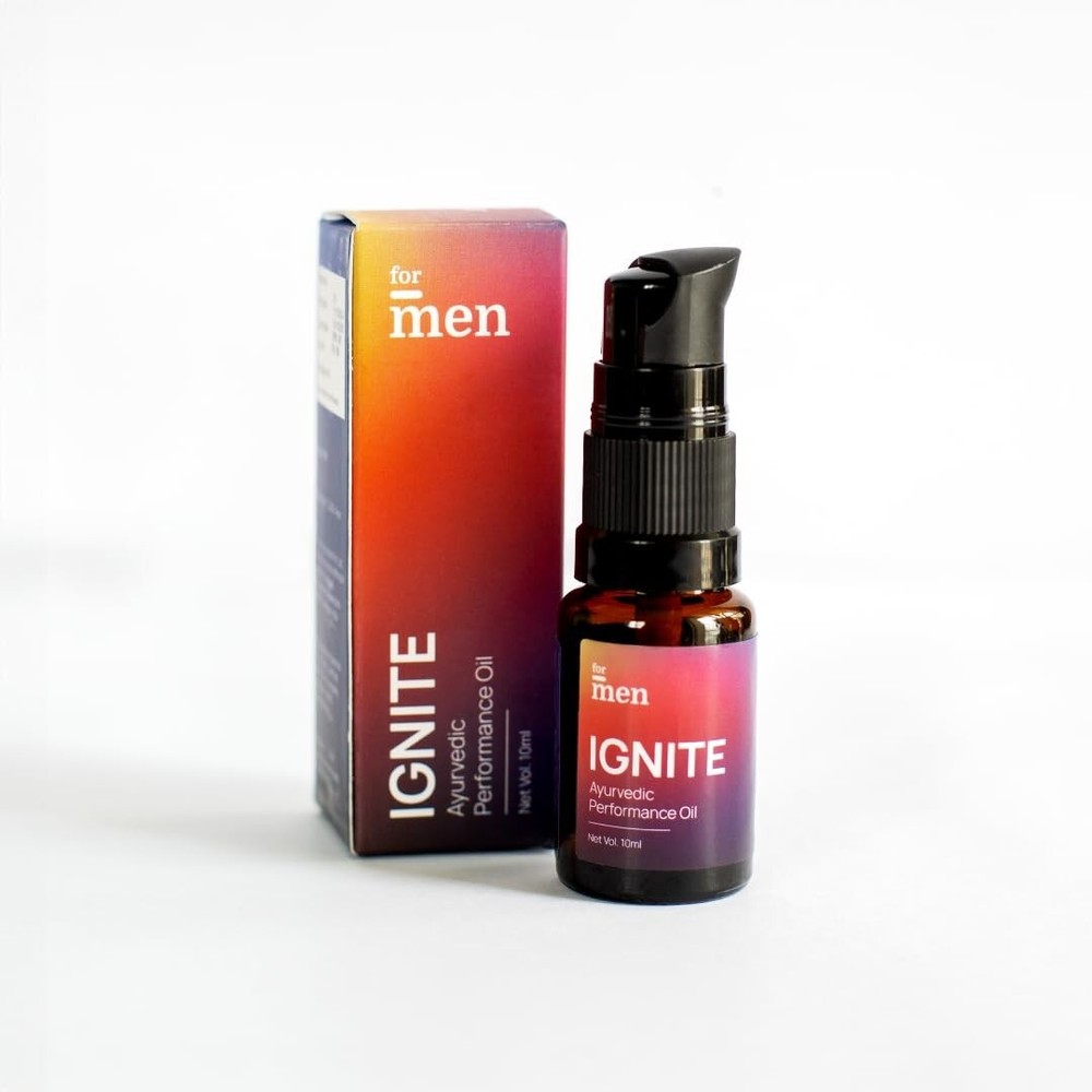 Ayurvedic Non-Greasy Ignite Oil Men Massage Oil for Relaxation