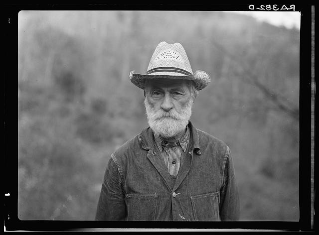 Photo:Shenandoah National Park Virginia Russ Nicholson 1935 Portrait Cowbo