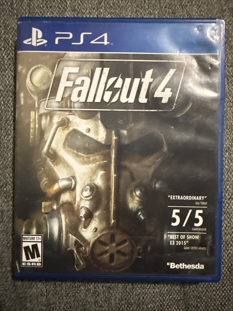 Fallout 4 Sony PlayStation 4 Video Game Disc, Original Case (No Manual )