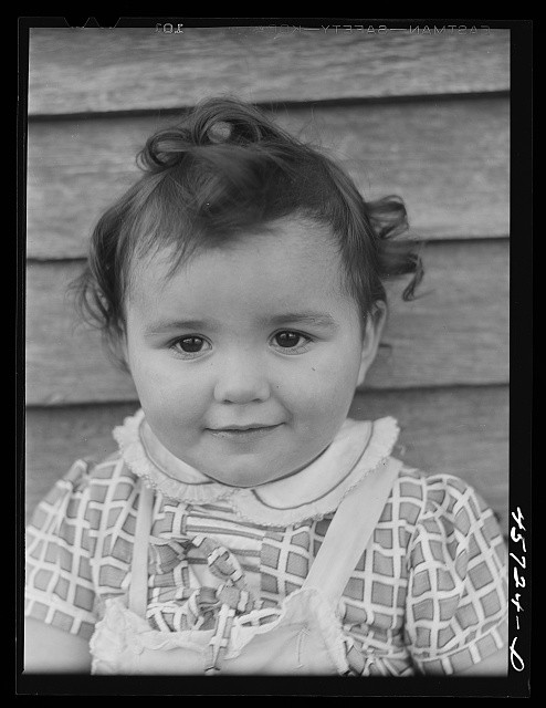 Photo:Fairfield Vermont Gaynor Child Farm Portrait 1941