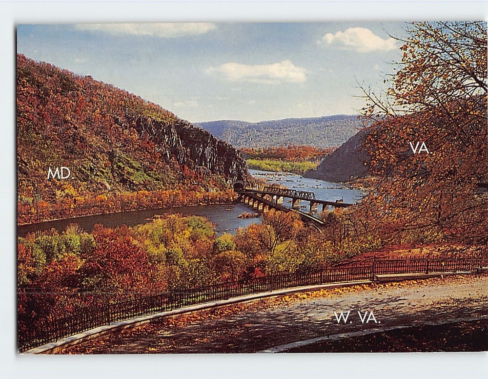 Postcard Harpers Ferry West Virginia USA