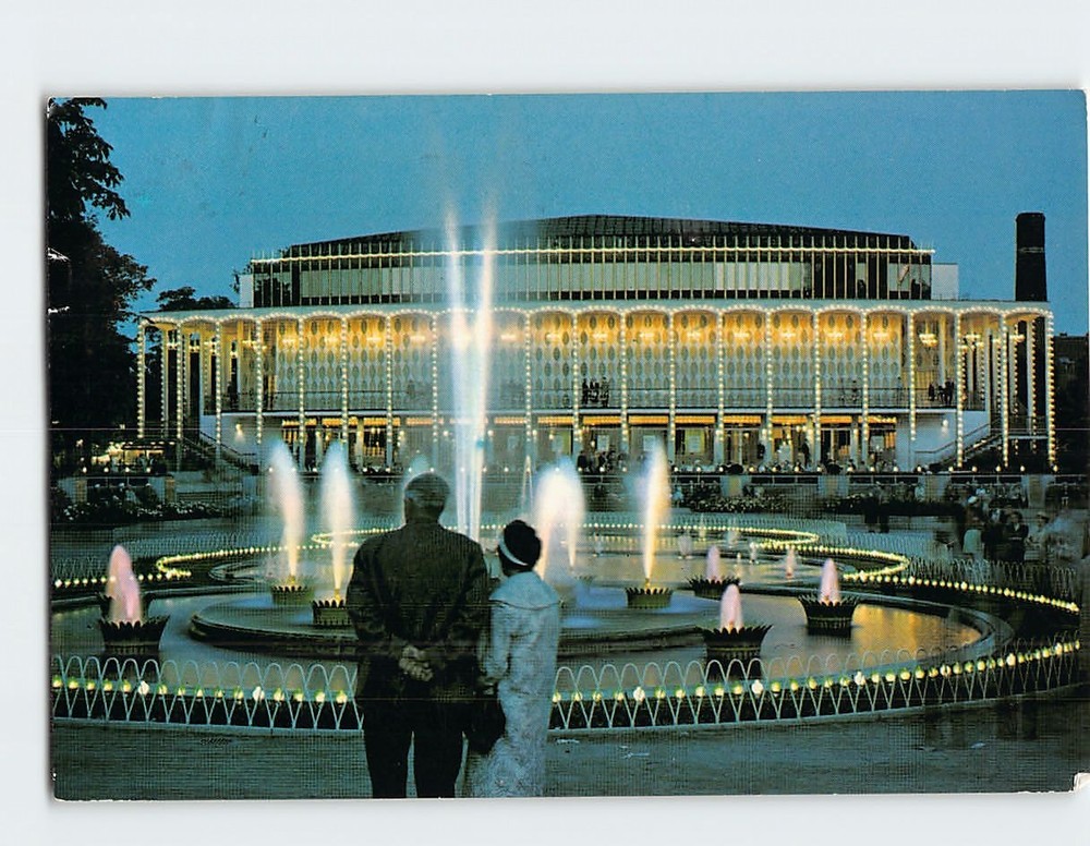 Postcard The Concert Hall Tivoli Copenhagen Denmark