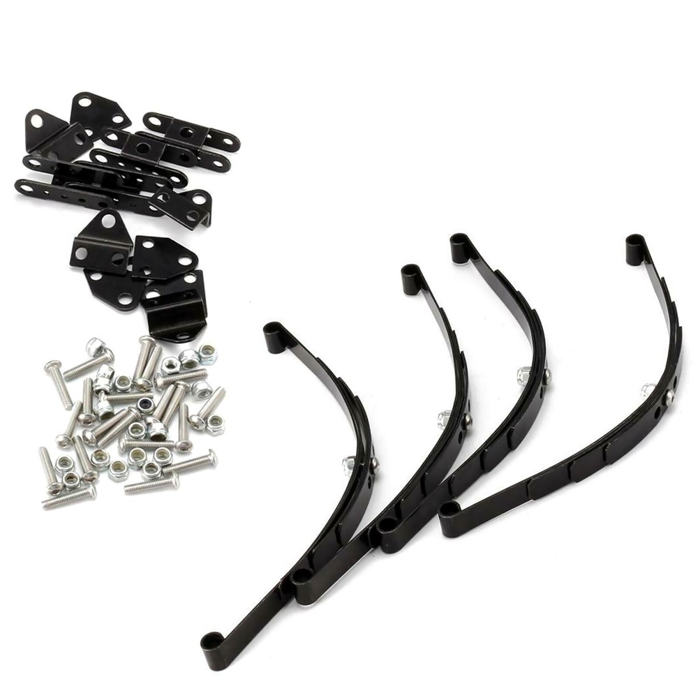 4Pcs 1/10 RC Car Leaf Springs for Tamiya Axial SCX10 Damper Chassis Upgrade