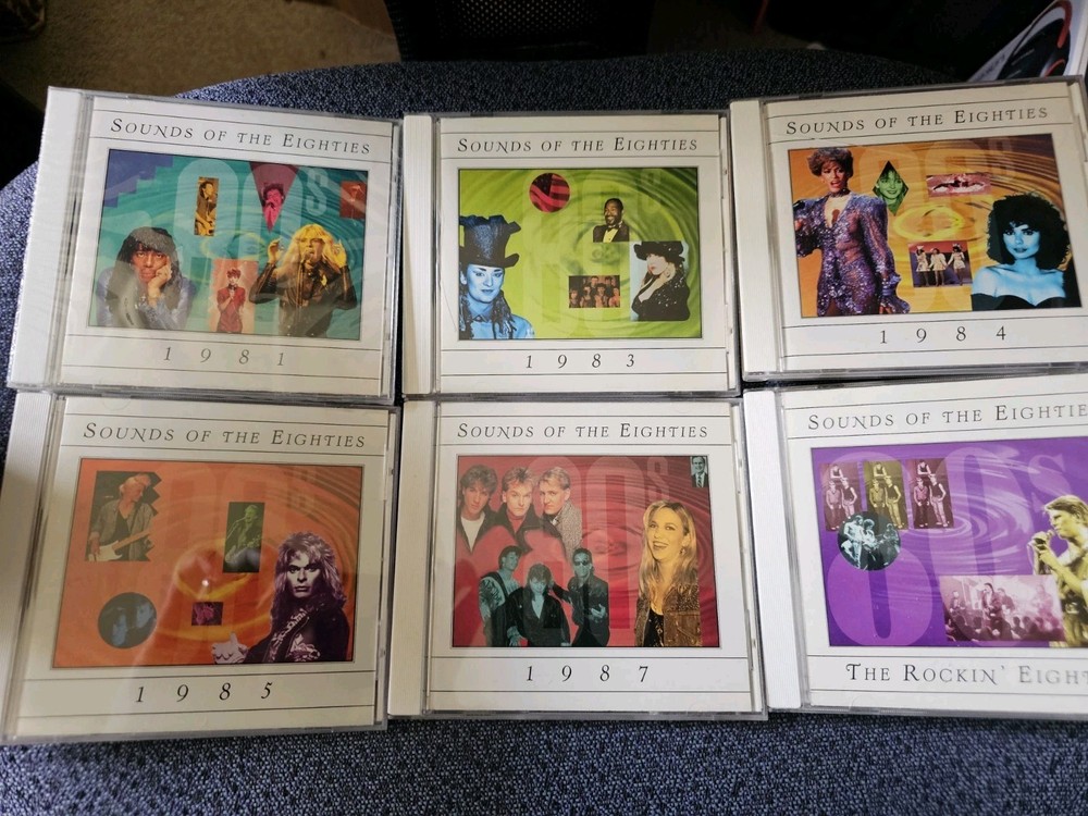 Time Life SOUNDS OF THE EIGHTIES  Lot of 6 CDs:  1981 1983 1984 1987 Rockin 80s