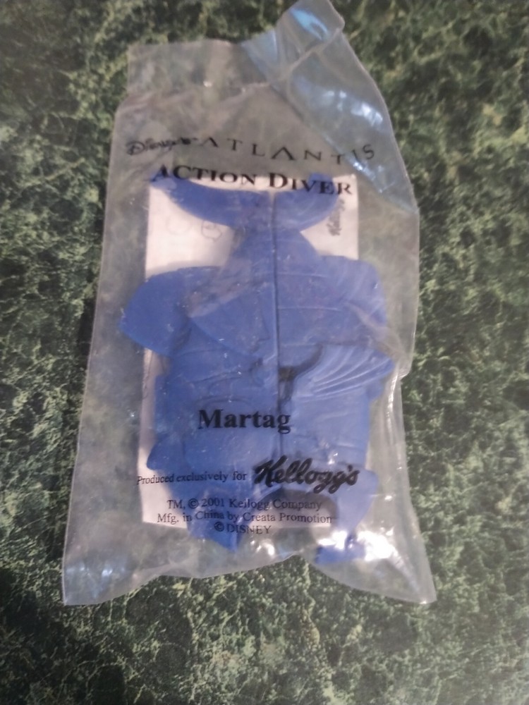 Disney Atlantis ACTION DIVER SUBPOD The Lost Empire KELLOGGS DIVING Toy SUB 2001