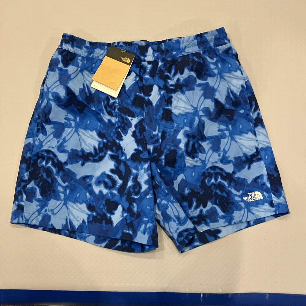 The North Face Class V Pathfinder Pull-On Shorts Hero Blue Lux Mens Medium Swim
