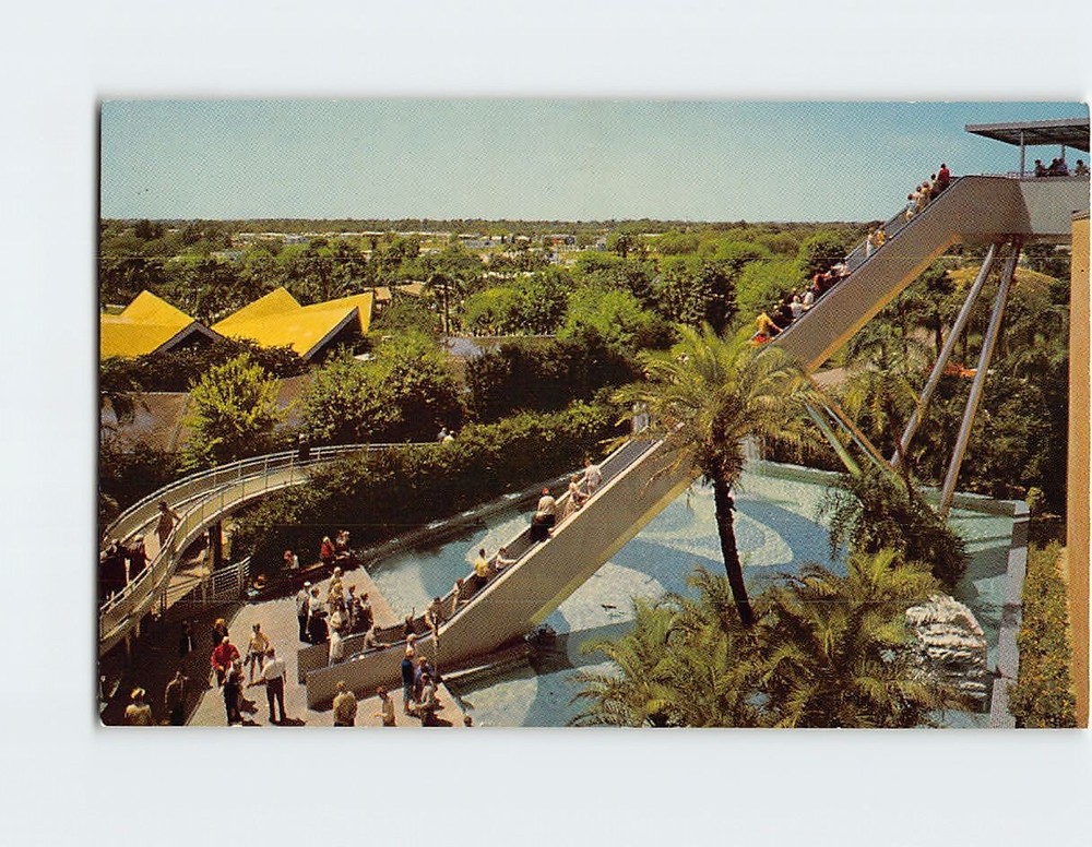 Postcard Stairway To The Stars Busch Gardens Tampa Florida USA