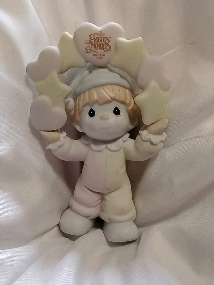 Precious Moments Clown With Cut Out Hearts
