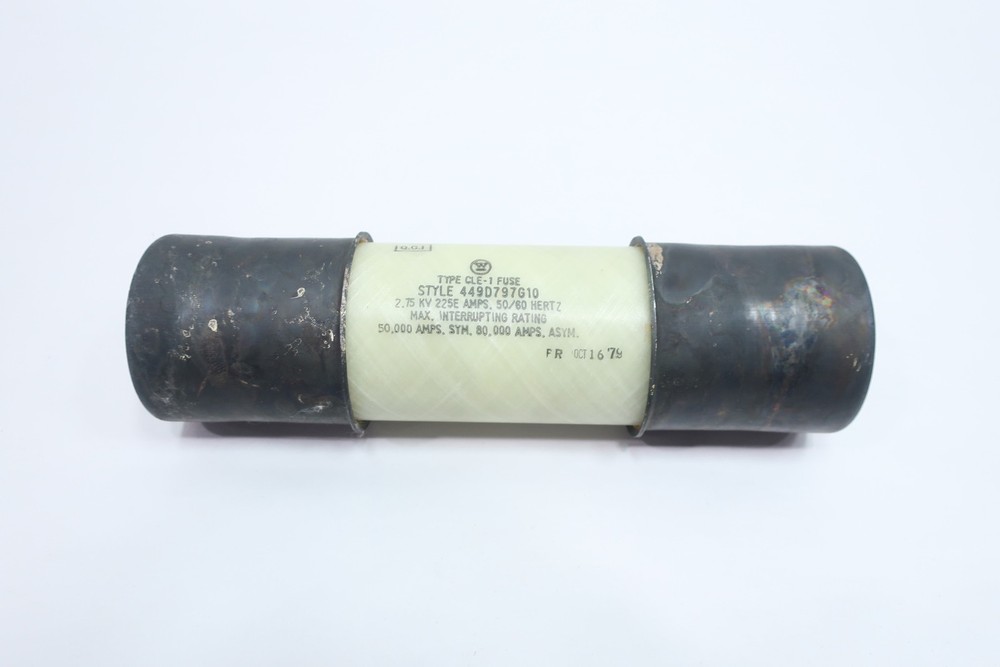 Westinghouse CLE-1 449d797g10 Cartridge Fuse 225ea 2.75kv-ac